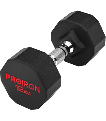 Amazon | ALEX アレックス ラバーHEXダンベル 12.5kg | ALEX