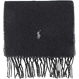 [ポロ ラルフローレン]polo Ralph Lauren マフラー PC0455 CLASSIC REVERSIBLE SCARF メンズ 002 POLO BLACK/GREY [並行輸入品]
