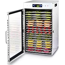 ❤️フードドライヤー 食品乾燥機 400W 360°熱風循環加熱 黒 フードドライヤー食品乾燥機400W360°熱風循環加熱両面ガラス6段