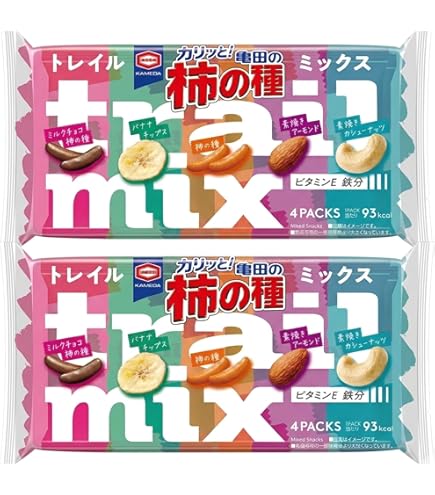 Amazon | 亀田の柿の種 トレイルミックス 75g ×12袋セット PSJBOX