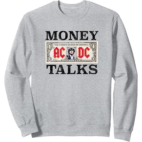 Amazon | AC/DCマネートーク 長袖Tシャツ | Tシャツ・カットソー