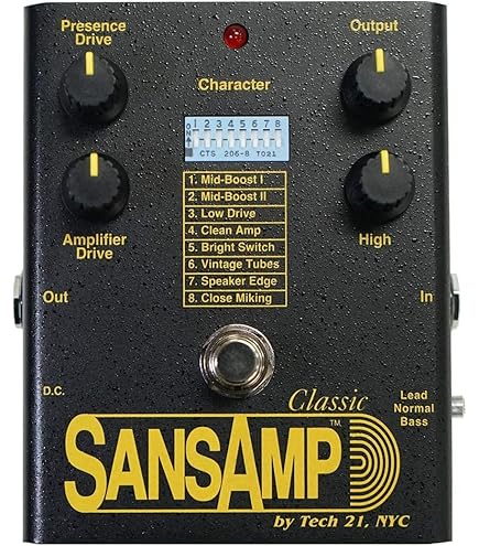 Amazon.co.jp: tech21 / SANSAMP TRI-OD [ギター用プリアンプ] : 楽器
