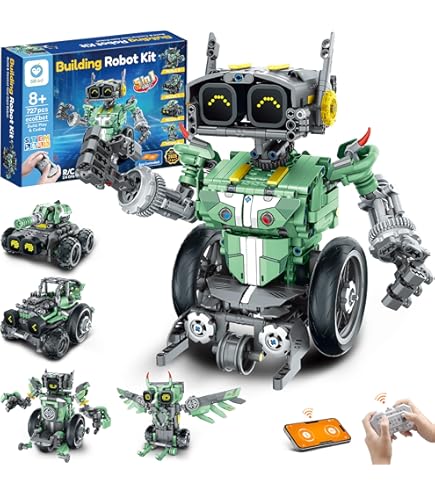 Amazon.co.jp: Sillbird ロボット組み立てキット リモコン付き 8~13歳