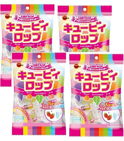 Amazon.co.jp: ○ブルボン キュービィロップ 7種 1袋 キャンディー 飴