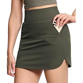 THE GYM PEOPLE Women's Golf Skort Tennis High Waist Lightweight Athletic Casual Skirts Built-in Shorts with 4 Pockets