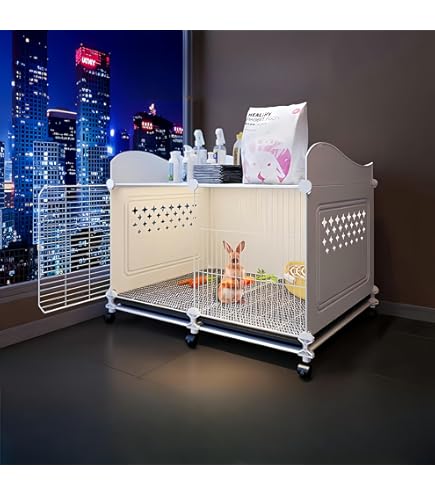 Amazon | もちつき うさぎ用ケージ 壱番館 北欧デザインペットハウス