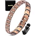 MagnetRX® Pure Copper Magnetic Bracelet - Magnetic Copper Bracelets for Men - Adjustable Length with Sizing Tool (Leo Style)