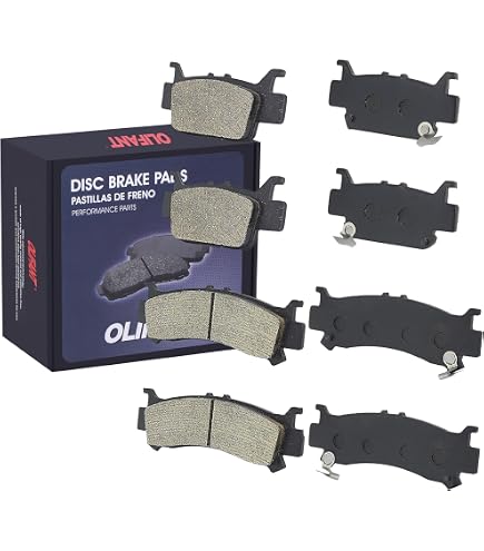 Cycle ATV - Front & Rear Semi-Metallic Brake Pads fits Honda Pioneer