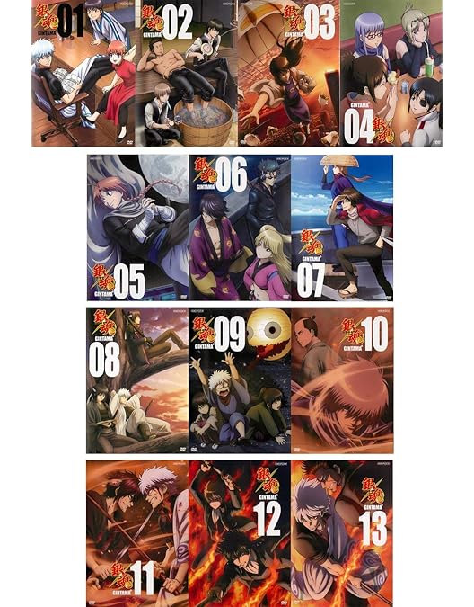 銀魂° DVD 全13巻セット 完全生産限定版 完全生産限定版 アニメ銀魂゜DVD全13巻セット ☆ほぼ新品未