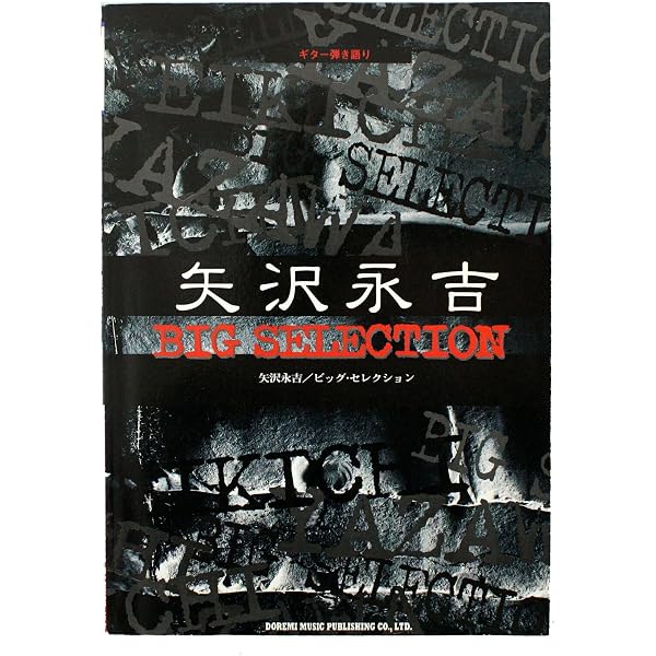 矢沢永吉 ギター弾き語り ビッグ・セレクション♪ Amazon.co.jp: ギター弾き語り 矢沢永吉ビッグセレクション : Japanese