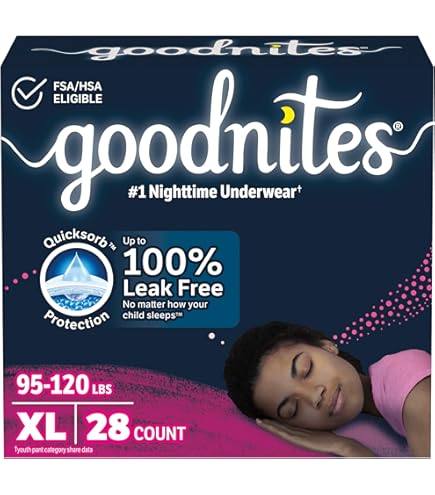Amazon.co.jp: Goodnites Nighttime Bedwetting Underwear