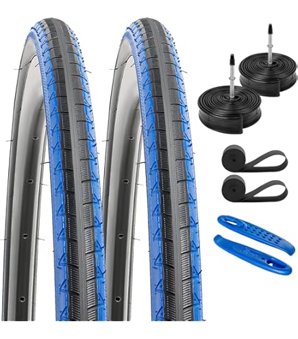 Road Bike Bike Tires 2-PCS 27x1 1/4 Heavy Duty Bike