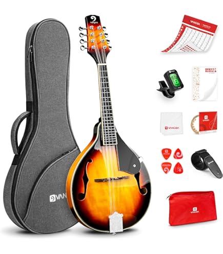 Amazon | Oscar Schmidt OM10EWH-O-U 8-String A-Style, Electric 