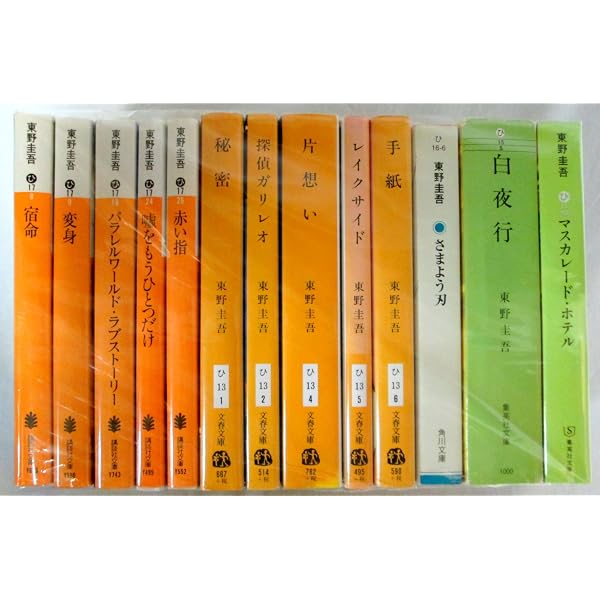 Amazon.co.jp: 東野圭吾 文庫 8冊セット (文庫古書セット) : 本
