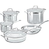 Scanpan Impact 5-Piece Stainless Steel Cookware Set | 100% Certified Recycled Stainless Steel, Induction Compatible, Oven Saf