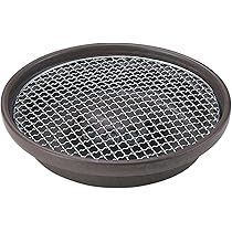 Amazon.co.jp: 萬古焼 43-09058 炎旨焼器 焼肉コンロ 28.5×7cm