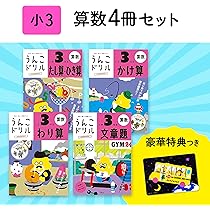 特典つき】小学3年生 算数セット+下敷き (うんこドリルシリーズ) | 文