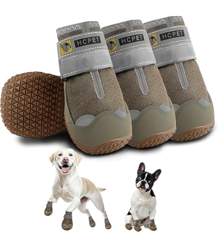 Dog Booties Puppy Shoes KOESON Mini Dog Shoes, Breathable Mesh Dog