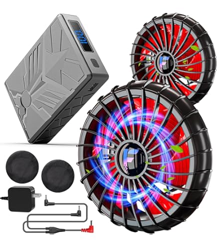 Amazon.co.jp: 空調作業服 バッテリー 52V超高出力 40500mAh大容量