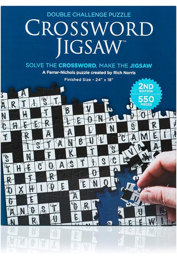 Crossword jigsaw puzzle 550 pieces Clearance