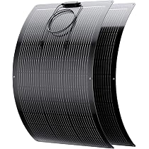フレキシブルソーラーパネル 200W = 100W×2枚 PERC 11BB Amazon | ZOUPW フレキシブルソーラーパネル 200W 100W×2枚セット