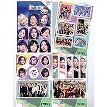 TWICE トレカ ステッカー くじ　トゥワイス TWICE - TWICE twice オンラインくじ E賞・F賞 2点セット ステッカーの