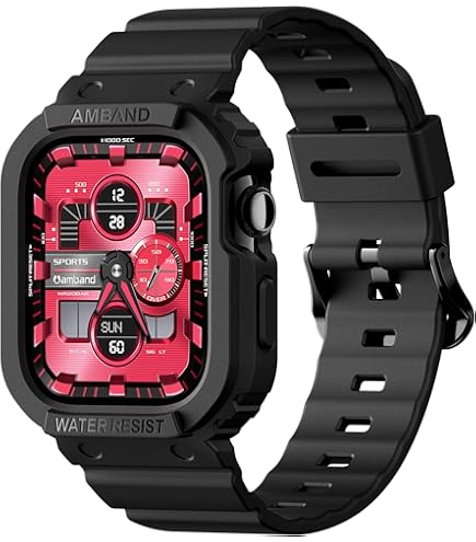 Amazon.co.jp: GELISHI Apple Watch 45mm 44mm 42mm TPU バンド 一体型
