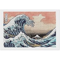 ハンドメイド 魚の絵画北斎タナゴ Nekobu x Museum Club Cat scratching board〈Katsushika