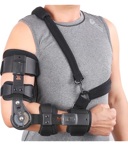 Amazon | Breg HEX Adjustable Hinged Elbow Brace (Medium) by Breg