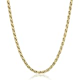 Sterling Silver 040-Gauge Diamond-Cut Rope Chain Necklace
