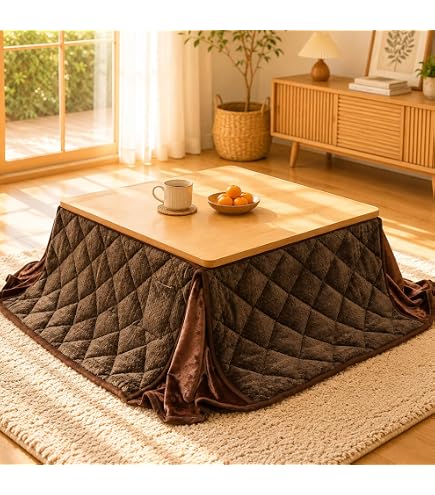 Amazon｜SEMI-MB ダイニングこたつ布団 単品 長方形 105×80 天板対応