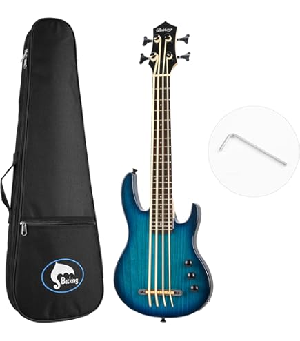 Amazon.co.jp: musoo ミニ 4 弦 ウクレレ エレクトリック ベース