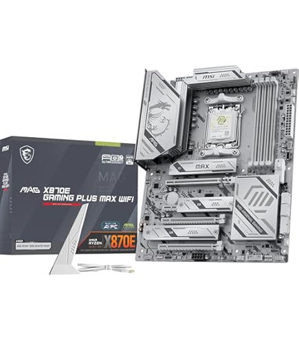 MSI MAG B850 Tomahawk MAX WiFi Motherboard, ATX - Supports AMD