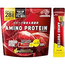 Amazon | アミノバイタル 味の素 アミノプロテイン レモン味 30本入
