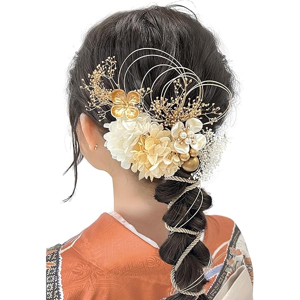Amazon | Polemera 金箔 ヘア用 銀箔 髪飾り 浴衣 金粉 振袖 和装 結婚