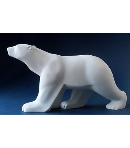 ★ フランソワポンポン　シロクマ　白熊　石膏　パラストーン　ポーラーベア Amazon.co.jp: Parastone - フランソワ・ポンポン - 像