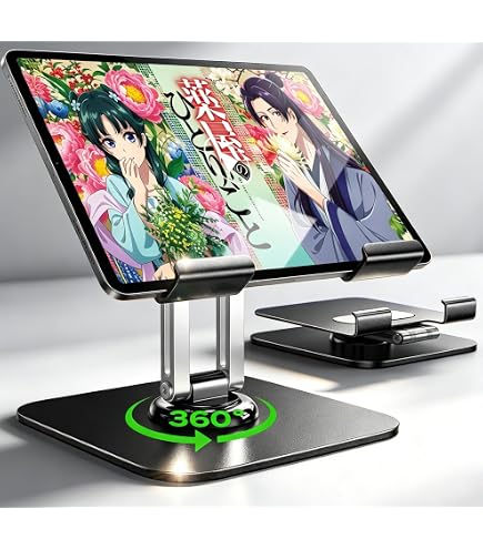 Amazon.co.jp: タブレット/iPad用 高さ角度調整可能 アルミ製スタンド