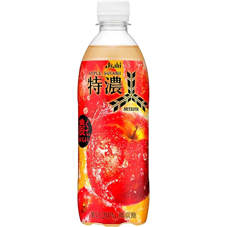 Amazon.co.jp: Asahi Beverage Mitsuya Tokuno Apple Squash, 16.9 fl