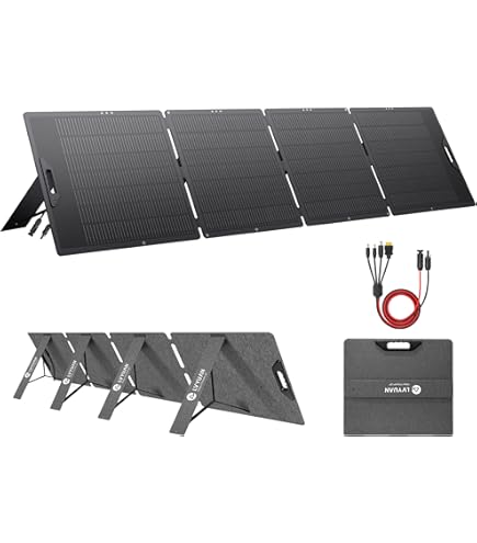 Amazon | LVYUAN ソーラーパネル 400W 41.3V 折りたたみ式 PET 転換率