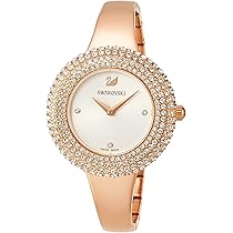 チョコ　SWAROVSKI ゴールド 腕時計 SWAROVSKI 腕時計 「公式」「スワロフスキー」Sparkling ケース