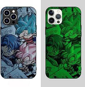 Amazon Co Jp クリエイティブな電話ケース ドラゴンボール トランクス 強化ガラス 超軍用規格 カバー 薄型 完全保護tpu耐衝撃 擦り傷防止 アニメ漫画 発光パターン ブルーグレー と互換性があります Iphone 6plusケース 家電 カメラ