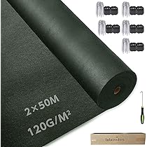 Amazon.co.jp: lalairodori 防草シート 2m 50m 高密度 120g/m² 防そう 