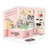 つくるんです® 日本語説明書付 DIY ミニチュアハウス クリエイターシリーズ (タピオカスタンド)