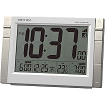 Amazon.co.jp: リズム(RHYTHM) 目覚まし時計 電波時計 電子音アラーム