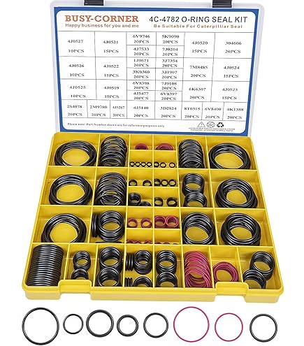 Hydraulic O-Ring Kit Flange Fittings 70 Pieces  7 Common Sizes  SAE Code 61 62 Plumbing Hvac
