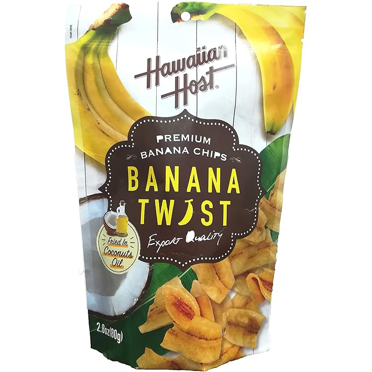 Amazon.co.jp: Hawaiian Host BANANA TWIST バナナツイスト2.8z 80g  