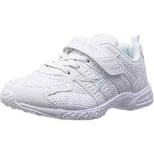 [シュンソク] スニーカー 通学履き 軽量 白 黒 15~27cm 2E キッズ 男の子 女の子 SJJ 1840,1880