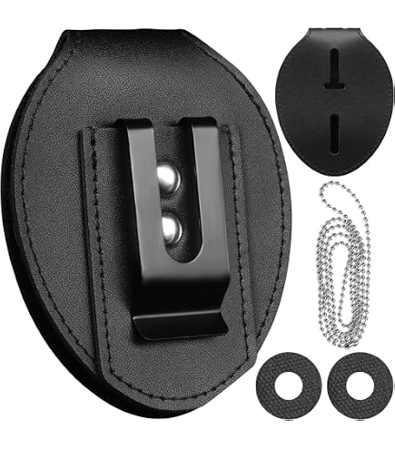 PERFECT FIT IDホルダー　型番不明　バッジつき Amazon | Perfect Fit ドレスレザーバッジとIDケース LAPDバッジ用