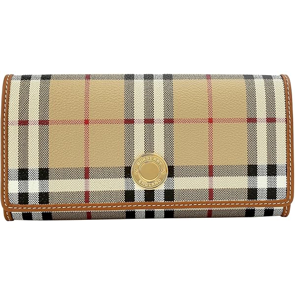 Amazon | [BURBERRY] [バーバリー] 長財布 レディース HALTON チェック