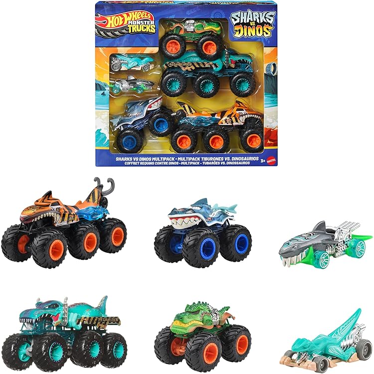 Amazon.co.jp: Hot Wheels Monster Trucks - Glow In The Dark